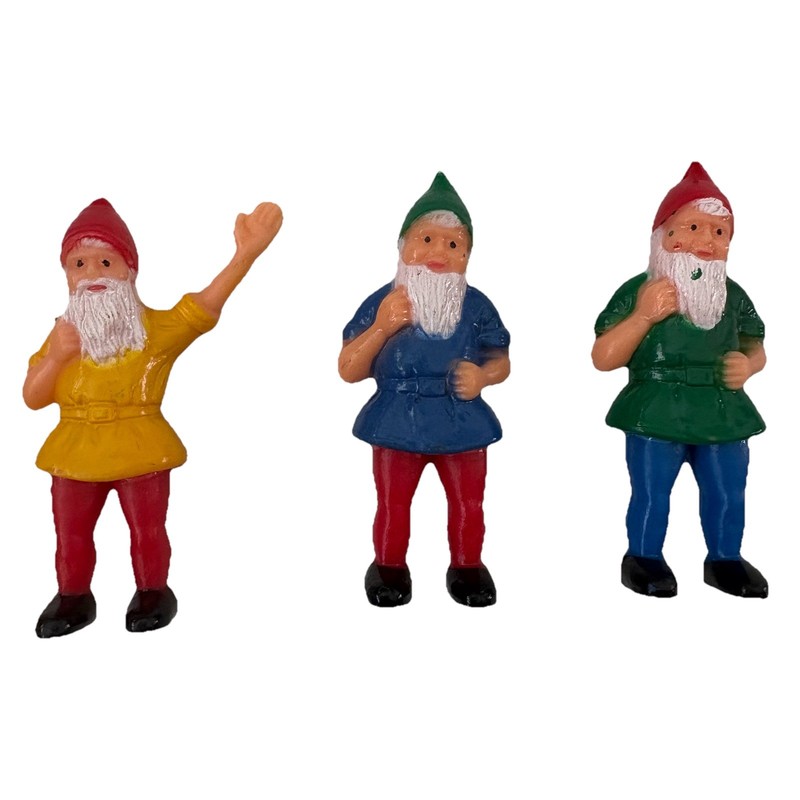 VTG 70’s Snow White & Seven Dwarfs 2.5” -3” Tall Cake Toppers Figures ~ 8 pcs gallery