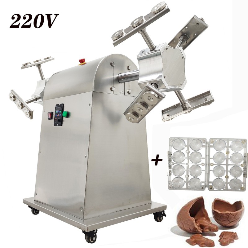 Auto Hollow Chocolate FormShaping Machine Chocolate Rotator Molding Machine 220V