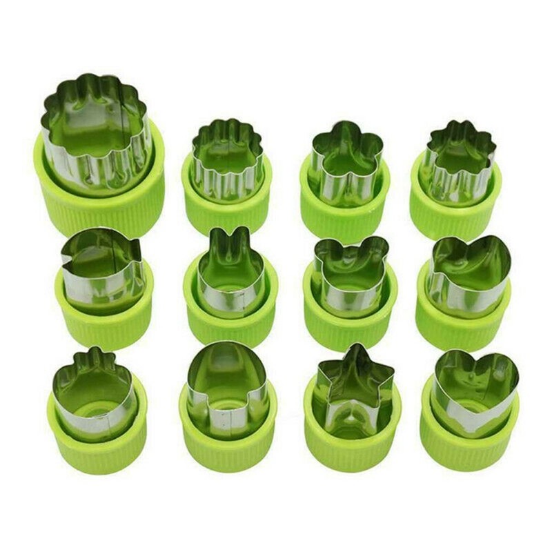 Fruit molds Vegetables molds Set Party 12pcs Food DIY Shapes Christmas gallery