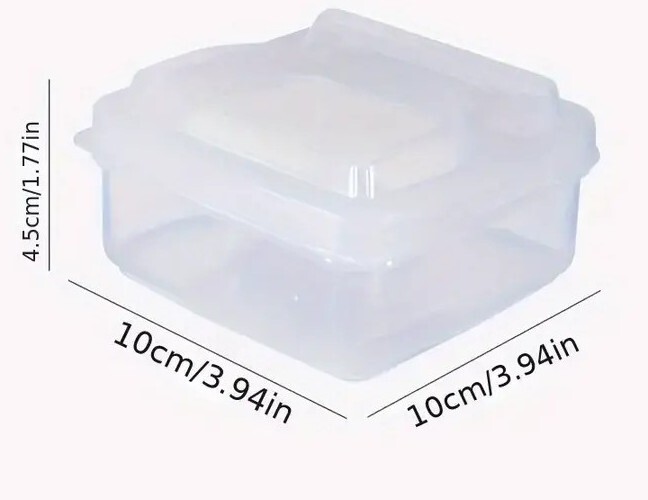 2 Clear Plastic Storage Container gallery