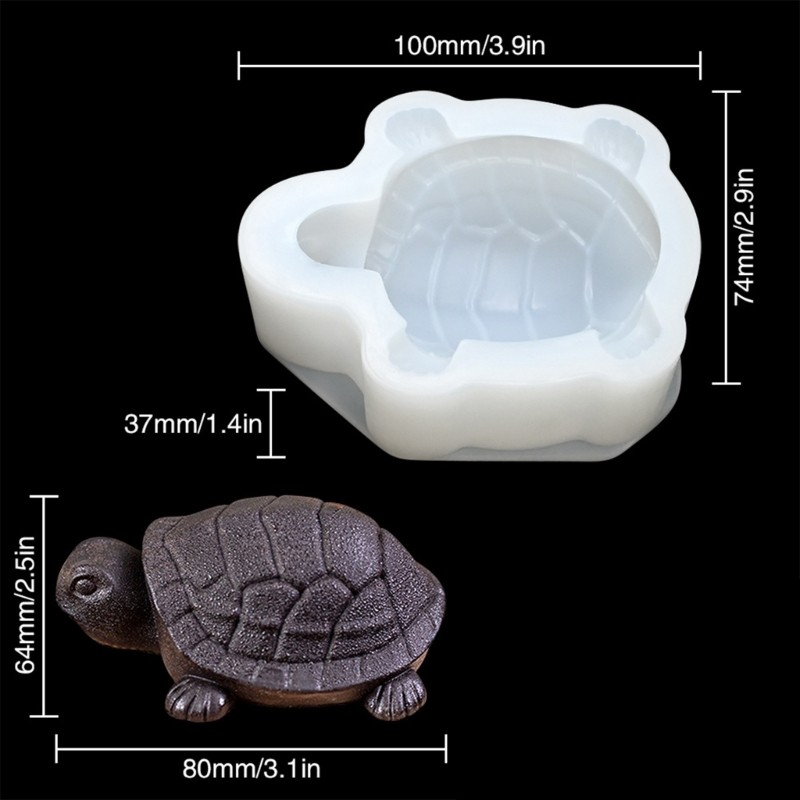 Pack of 2 Turtles Silicone Molds Chocolate Molds Fondant Molds Baking Moulds gallery
