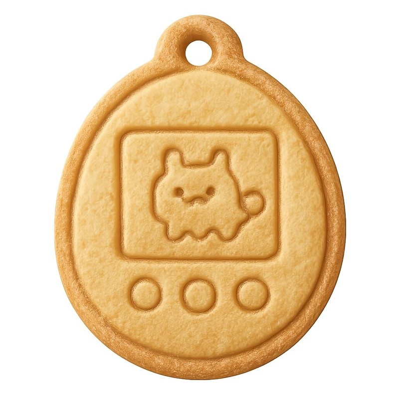 Y2K Nostalgia: Pet Cookie Cutter & Stamp, Fondant & Clay – 4×3.2
