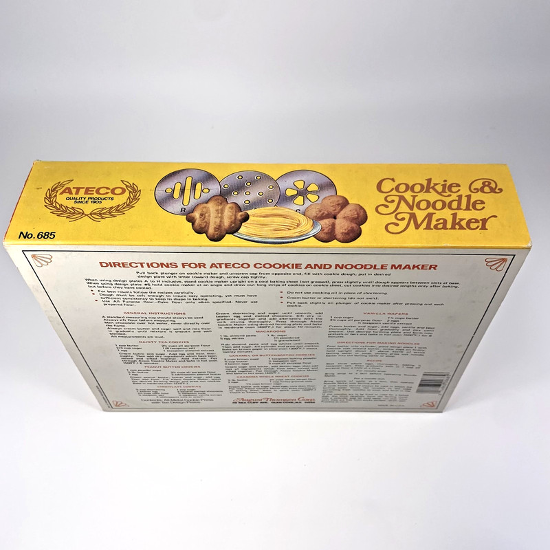 Vintage Ateco The Original Cookie & Noodle Maker USA gallery