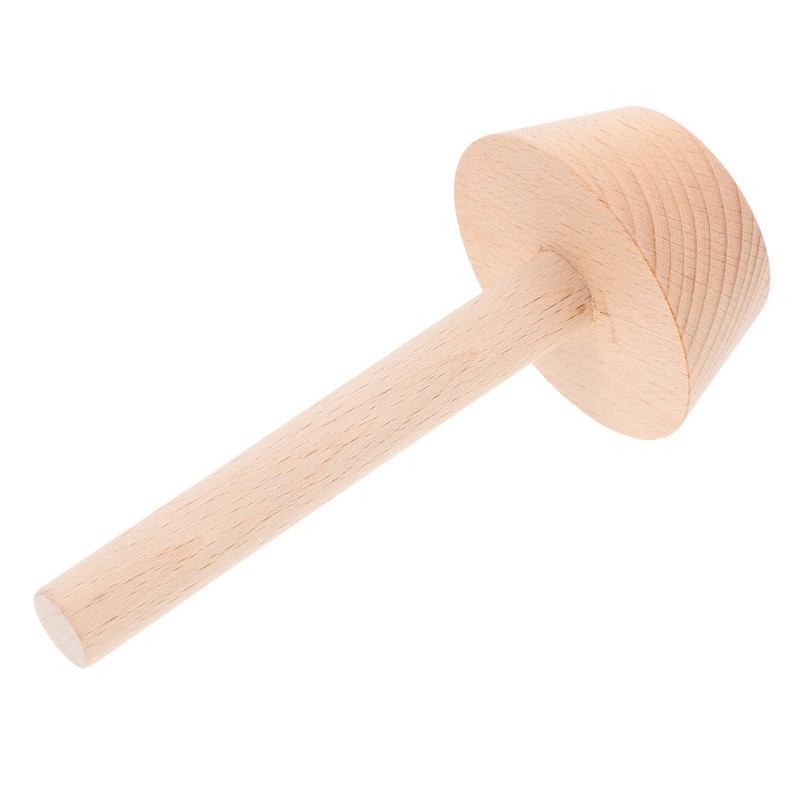 Egg Tart Mold Beech Wood Pie Preparation 1Pack 5.62X2.44X1.69in gallery