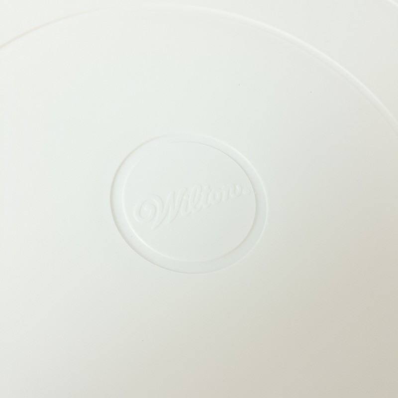 Wilton Revolving Cake Stand Ball Bearing 11" White Turntable Cake Decorating Vtg gallery