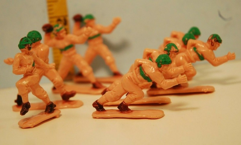 (9) Vintage Football Player Cake Toppers QB, Receiver, Running Backs gallery