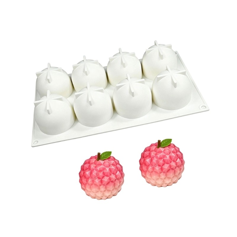 Multi Cavity Lychee Mousse Cake Molds For Baking And Freezing Treats Dessert gallery