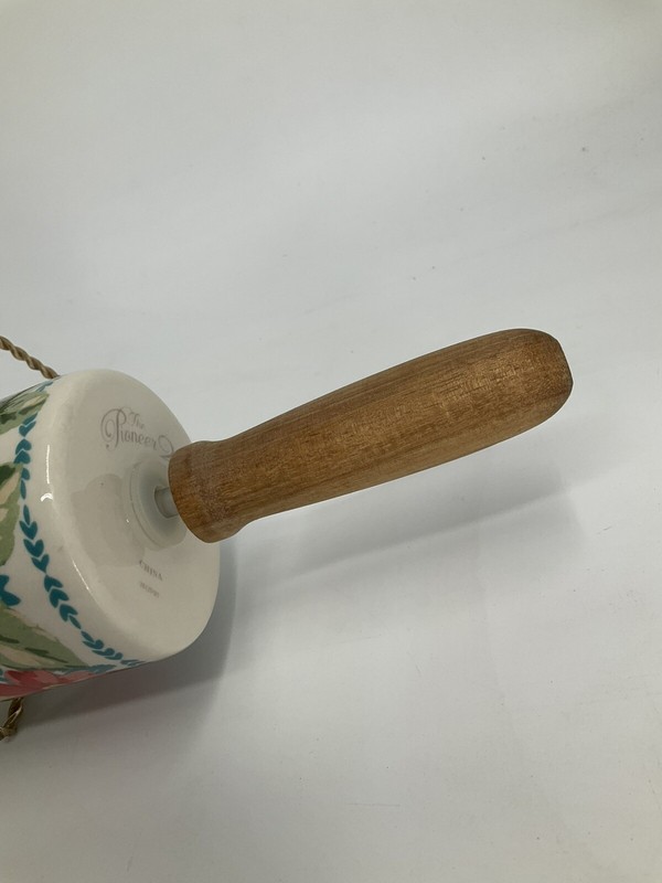 Pioneer Woman Vintage Floral Pattern Ceramic Rolling Pin Collectible Retired gallery