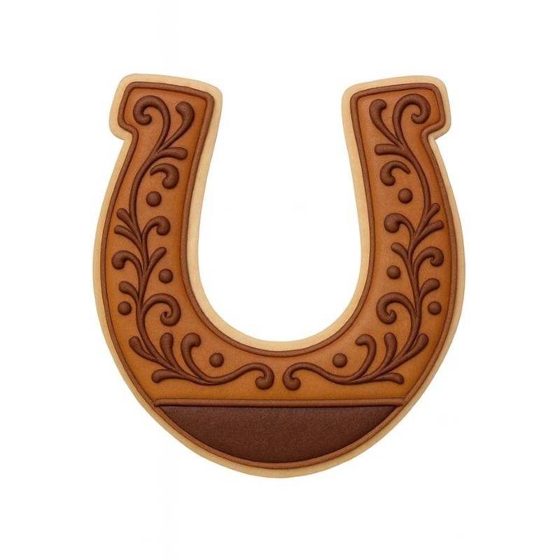 Horseshoe Cookie Cutter 4'' | Boho Western Southwestern | Farm Birthday Party gallery