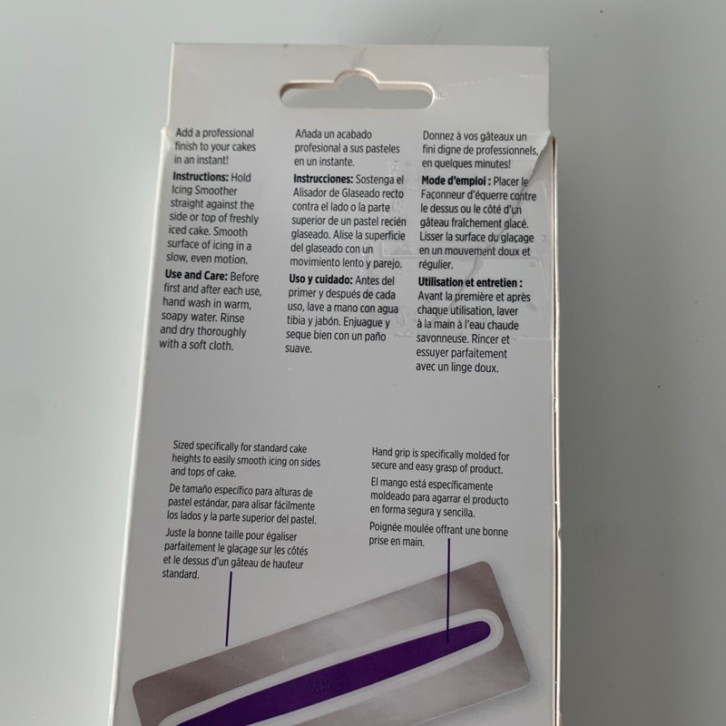 Wilton Cake Icing Smoother, Excellent condition, original box gallery