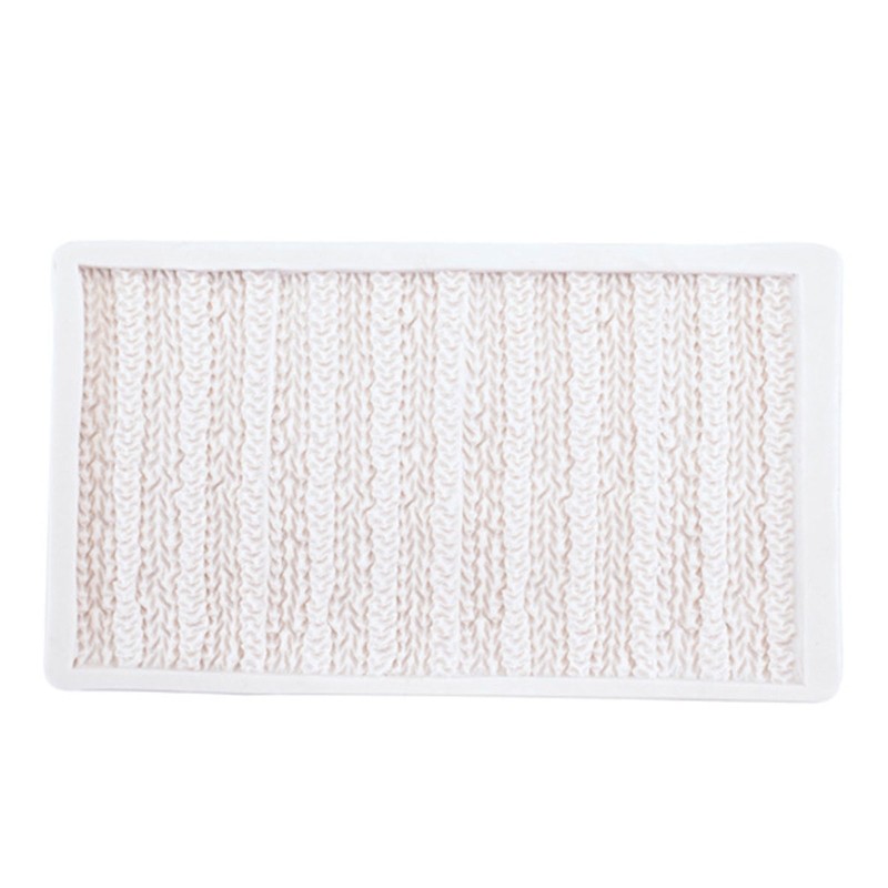 Knitting Silicone DIY Fondant Molds Sweater Embossed Mold Chocolate Clay Moulds