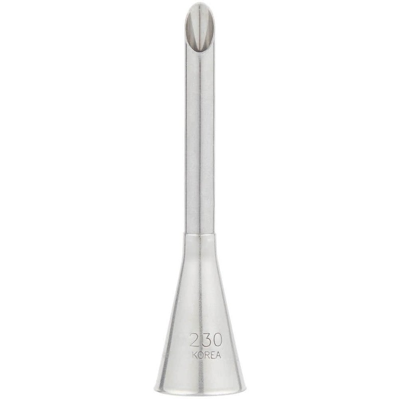 Ateco 230 2 7/8" Bismark Metal Piping Tip - Great for filling donuts, cupcakes, gallery