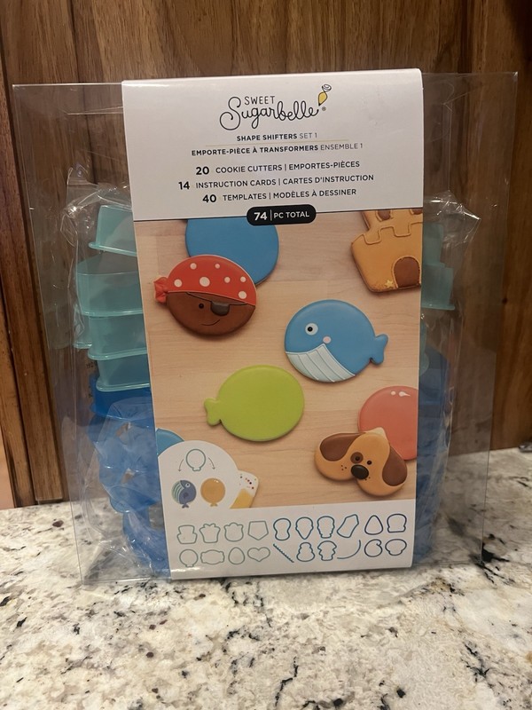 New SWEET Sugarbelle 74-pc. Shape Shifters Cookie Cutters, Templates, & Cards