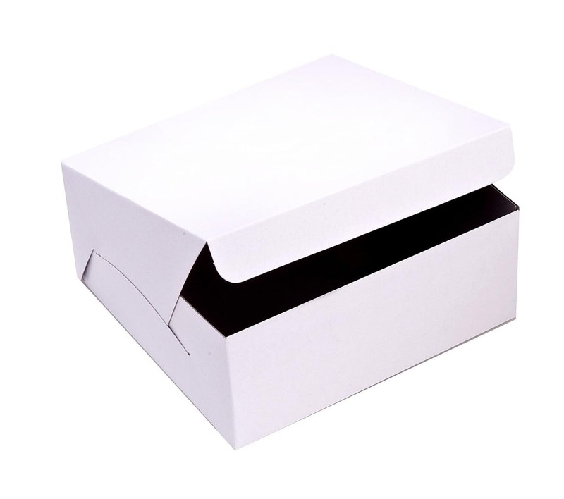 SafePro 10103, 10x10x2.5-Inch Cardboard Cake Boxes, 50 pcs/cs