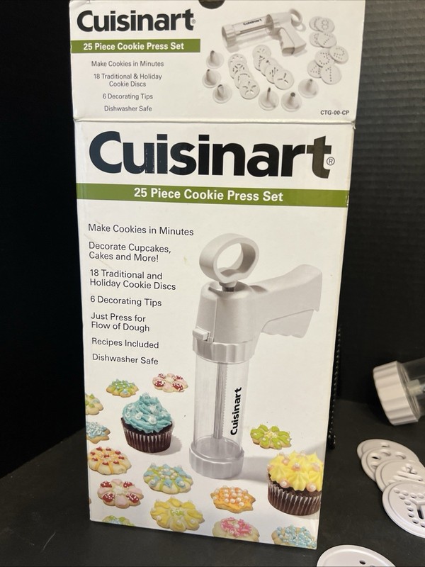 Cuisinart Cookie Press CTG00CP BPA Free 25pc White gallery