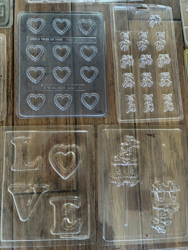 Lot of 39 Vintage Candy Chocolate Molds Assorted Themes Wilton Apollo Creations gallery