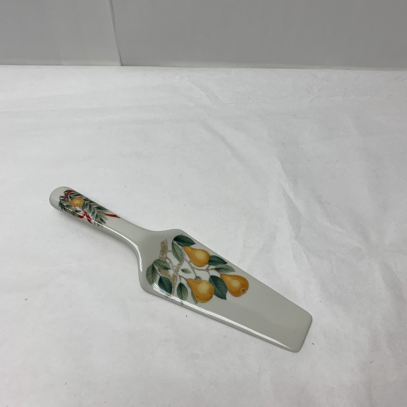 Vintage Andrea by Sadek Porcelain Cake Or Pie Server Partridge In A Pear Tree gallery