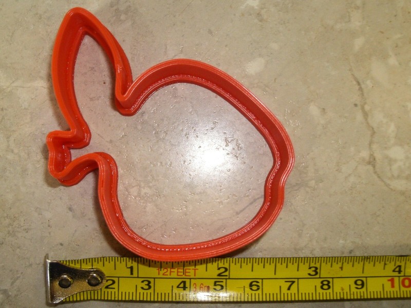 APPLE FRUIT TREE HEALTH NUTRITION SCHOOL TEACHER GIFT COOKIE CUTTER USA PR840 gallery