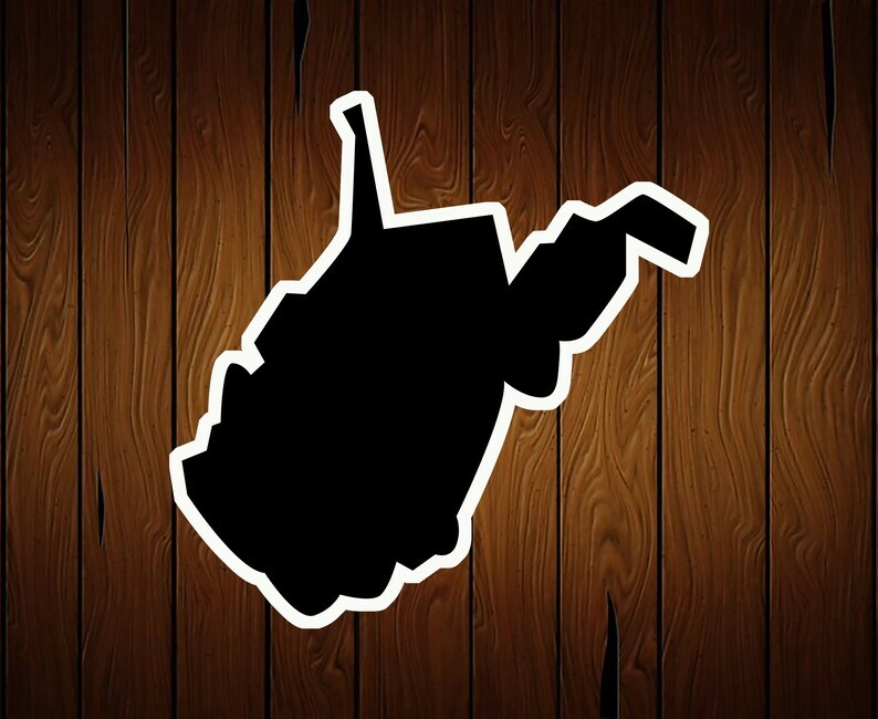 West Virginia Cookie Cutter – 3D Printed Food Safe PLA Plastic