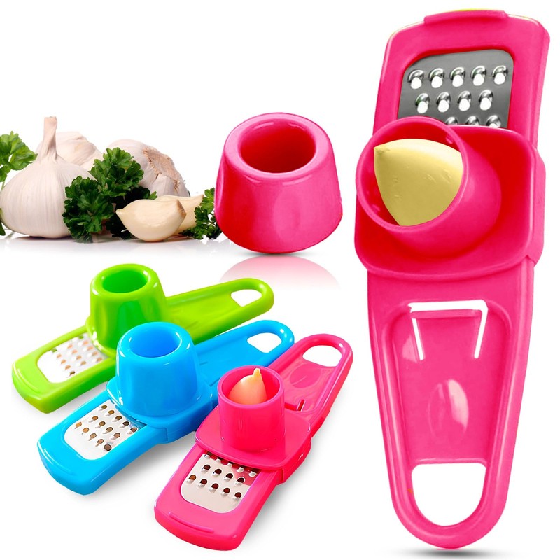 Landkitch-Garlic Grinder-Hand Garlic Grinder-Small Hand Grinder small, Red