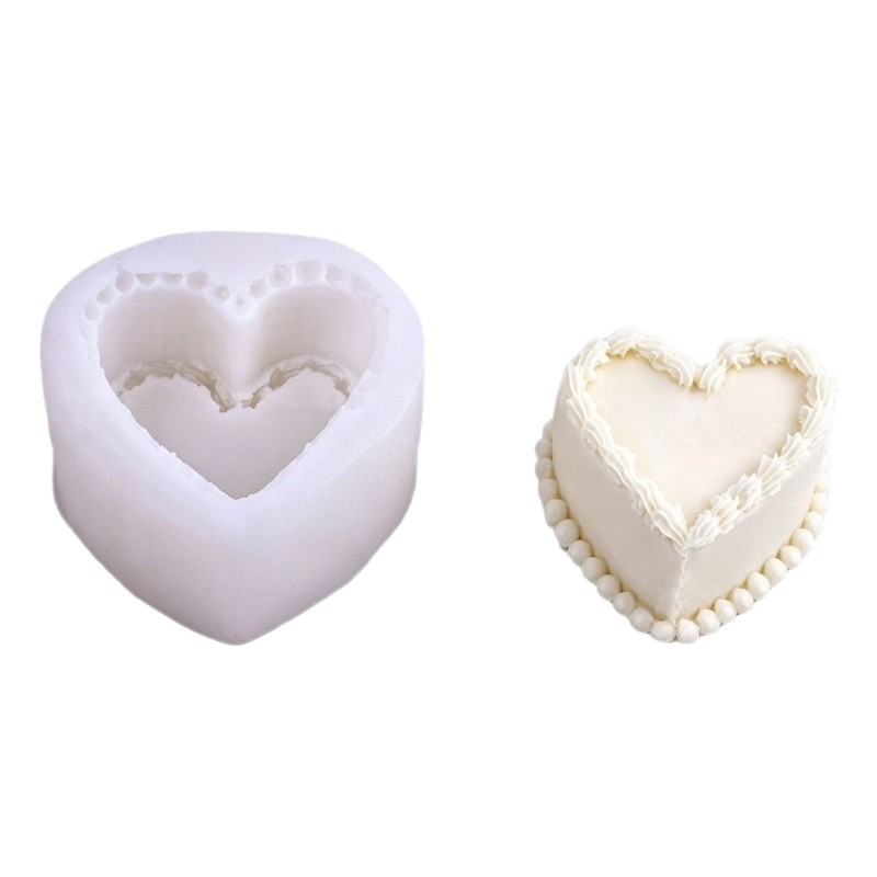 Grade Heart Shape Silicone Baking Molds Ideal For DIY Dessert And Pastries