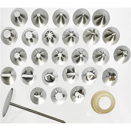 Ateco CDT-26 Pastry Bag Tips – Small 26 Tips