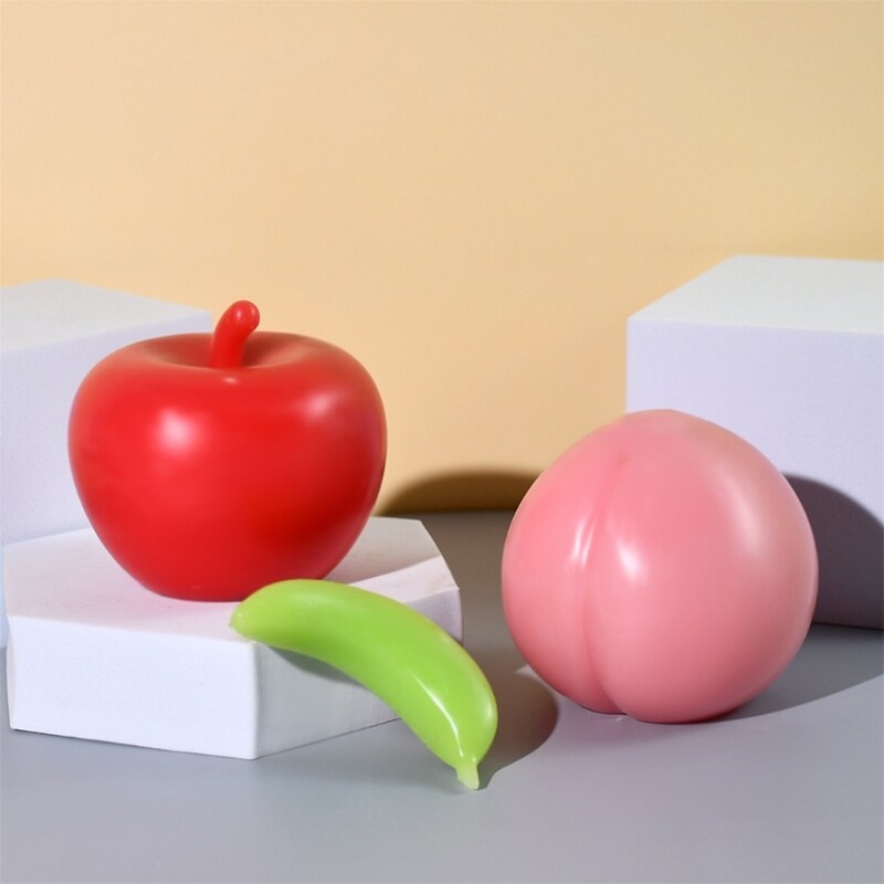 6Pcs Fruit Shaped Silicone Molds for Artificial Fruit Models, Home Decoration gallery