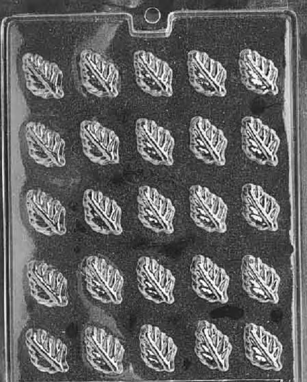 AO037 Spearmint Leaves Leaf Chocolate Candy Mold