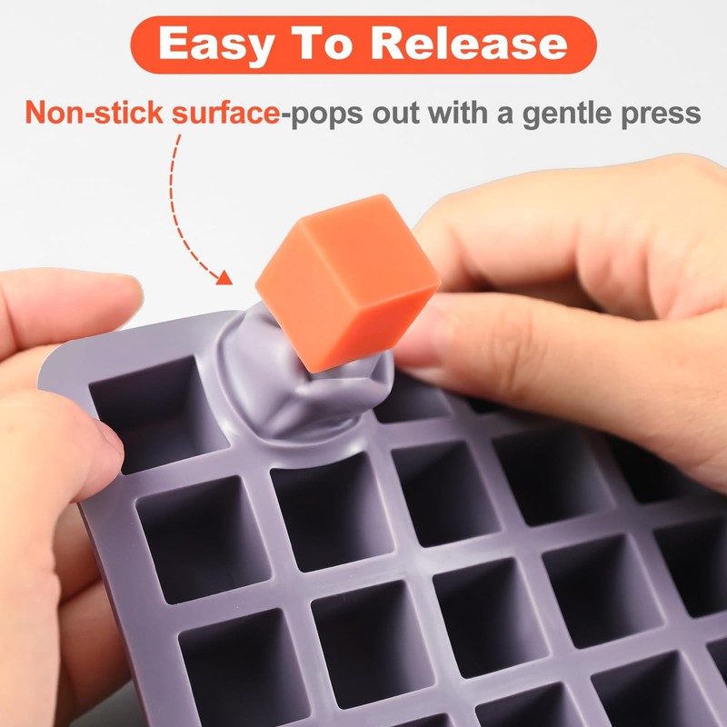 Square Chocolate Mini Silicone Candy Molds 100 Cavities Square Gummy Silicone gallery