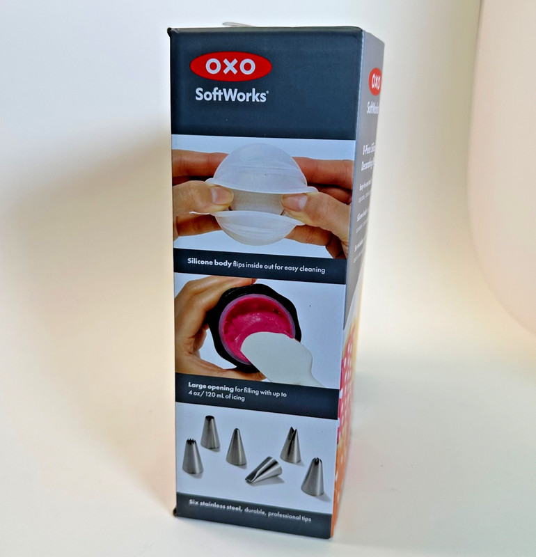 OXO SoftWorks 8 Piece Silicone Decorating Bottle Kit with Nozzles gallery