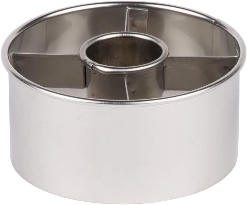Harold Import Company Ateco 3-1/2-Inch Stainless Steel Doughnut Cutter