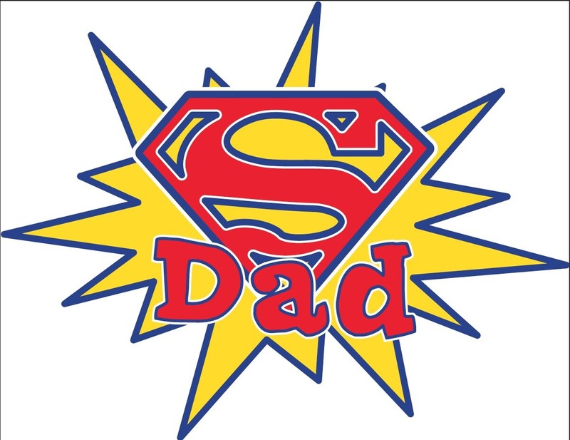 Father’s Day Super Dad Edible Cake Topper Decoration