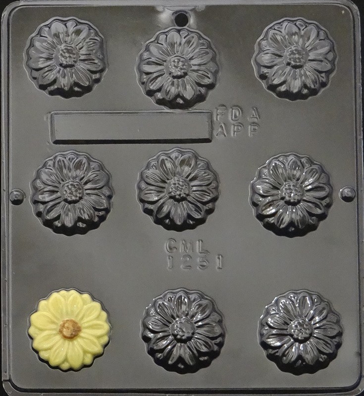 Daisy Chocolate Candy Mold 1251