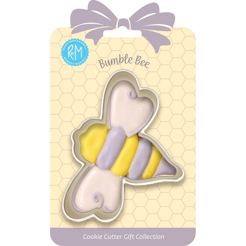 R&M International Bumble Bee Cookie Cutter, 4 Inch