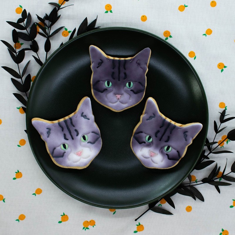 American Shorthair Cat cookie cutter - cute kitty birthday treat, purrfect meow gallery