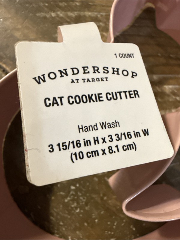 Wondershop Christmas Cookie Cutter Cat gallery