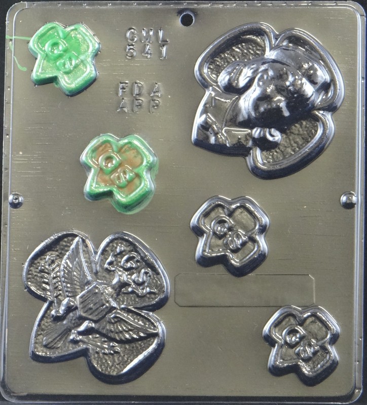 Girl Scout Pieces Chocolate Candy Mold 541 NEW
