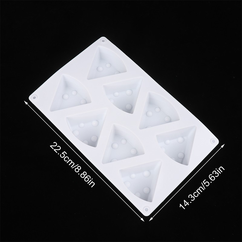 8Cavity Cheese Shaped Silicone Mould DIY Pastry Tools Cake Dessert Baking Mould gallery