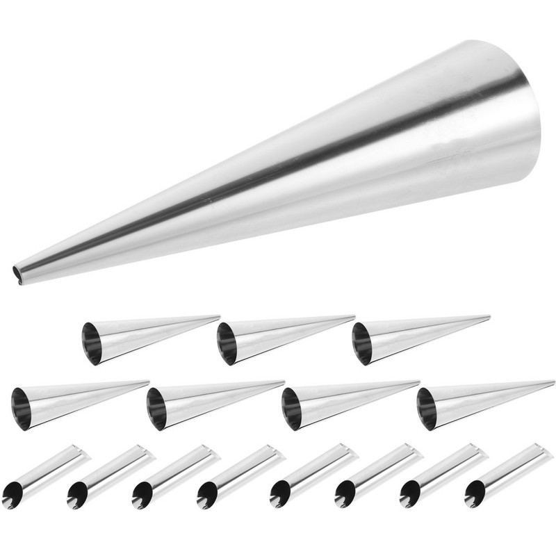 16Pcs Reusable Stainless Steel Croissant Roll Horn Mold for Baking and Cooking gallery