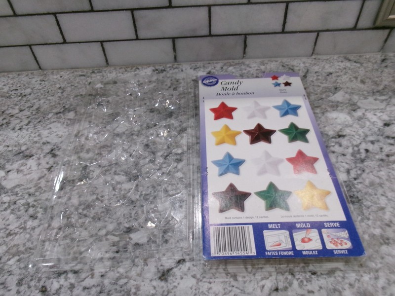 Wilton Stars Candy Molds, Set 2, One Unopened.