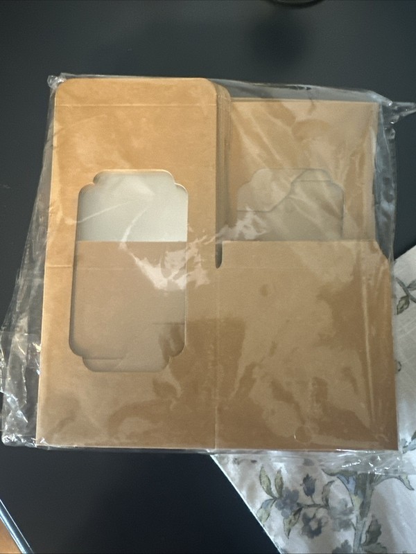 100 (4) 25 Packs Single Cupcake Boxes for Bakery – Kraft Paper Containers