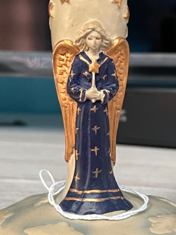 RARE Brown Bag Cookie Art Press Mold Heavenly Angel #11 Hill Designs 1995 gallery