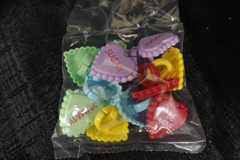DecoPac Conversation hearts cupcake rings, 12 ct / NEW / Valentines day gallery