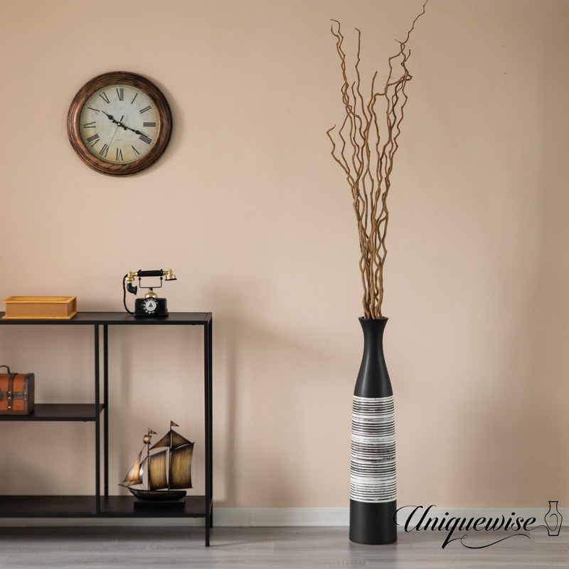Uniquewise 12 Pcs Brown Natural Decorative Dry Branches Mulberry Sticks Home gallery