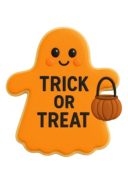 Trick or Treat Halloween Ghost 4.25'' Cookie Cutter BOO Metal gallery