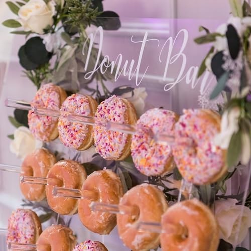 Acrylic Donut Wall Display Stand - Holds 50 Donuts | XL Party Decor & Wedding De gallery