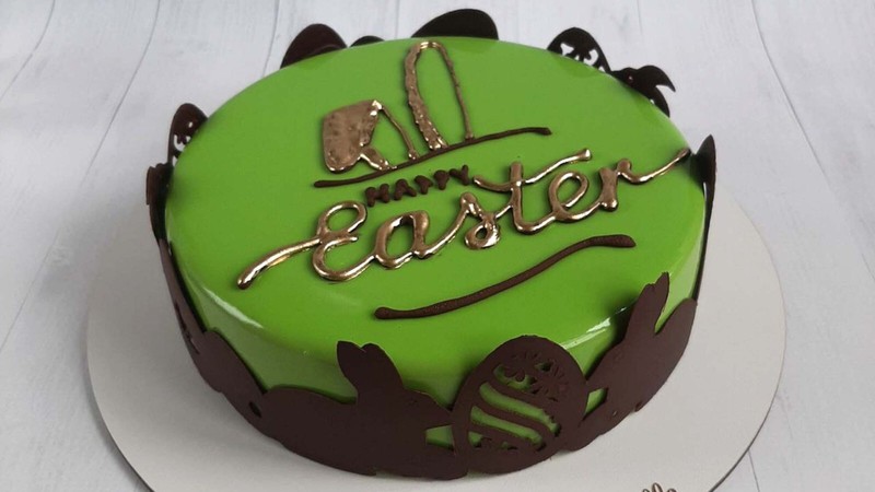 Plastic Chocolate Mold Easter Cake Border Stencil Cake Decorating Supplies gallery
