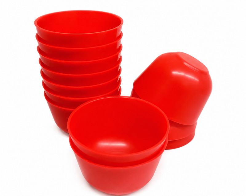24pcs Small Round Plastic Mold Cups – Pichi Pichi / Puto / Kutsinta Dessert Mold