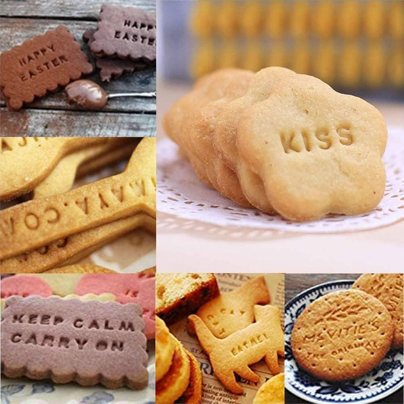 Cookie Stamps Fondant Letter Stamps - Alphabet, Numbers & Symbols, DIY Fondant E gallery