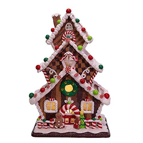 Kurt S. Adler 13-Inch Gingerbread Cookie 3-Layered Led House Gbj0016 gallery